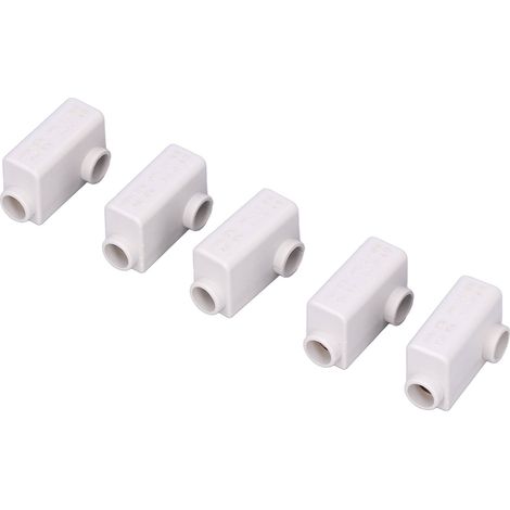 Kit de 5 connecteurs en T ZKT16, bornes à vis pour câbles électriques, 1000V 80A, raccords séparateurs