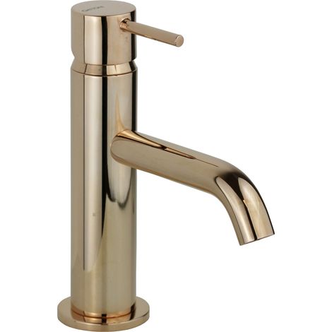 Mitigeur lavabo or rose sans vidage Gattoni Easy 2382/23RS Sans vidage - Oro Rosè (1/2)