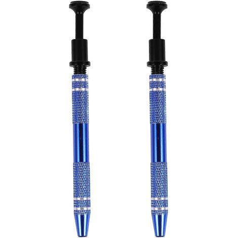 Set mit 2 Schmuckhaltern für Perlen und Edelsteine, inklusive Aufpicker für Diamanten und Edelsteine – 11,70 x 0,50 x 0,50 cm – Blau (1/3)