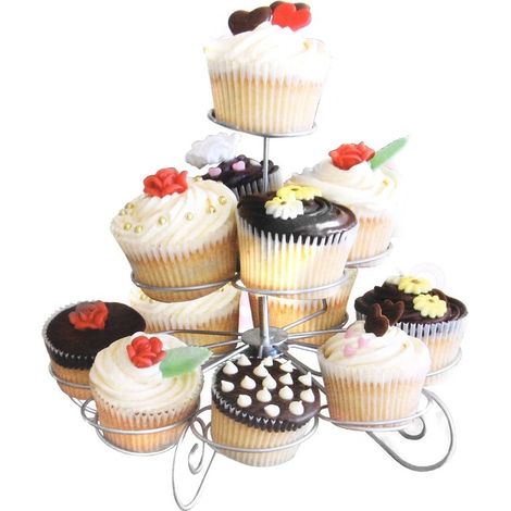 Trade Shop - Supportador Para Cupcakes Dolci Dolcetti 13 Posties In Metall -