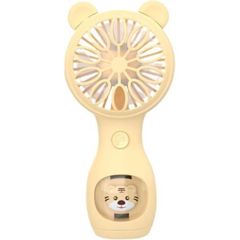 Mini ventilateur portable alimenté par piles, vitesse du vent réglable pour enfants, maison, extérieur, bureau, école, voyage (1/3)