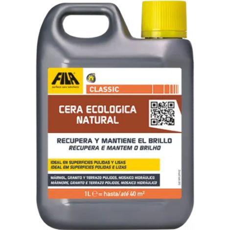 Cera Ecológica Natural Fila CLASSIC - Brillo y Protección para Pavimentos / Palet 21 Cajas 4 un 5 L / Cera