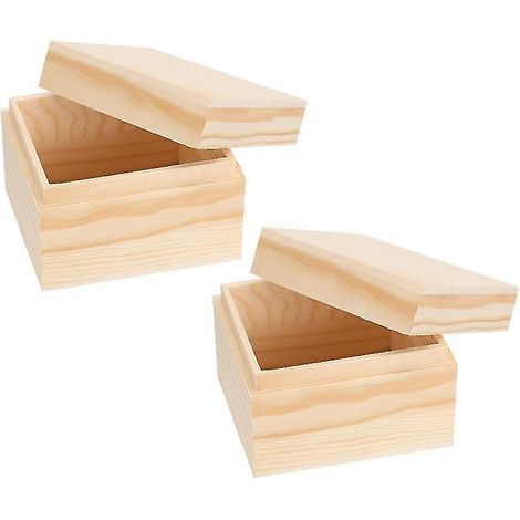 2 boîtes à bijoux en bois (1/3)