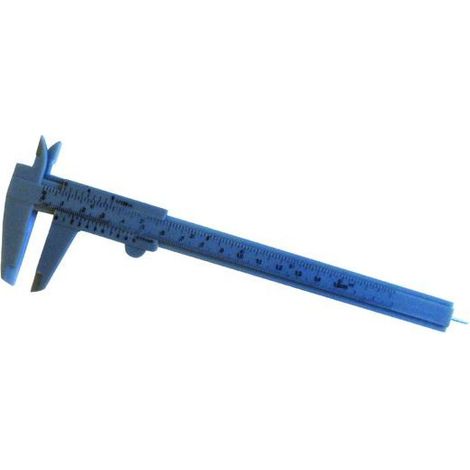 Calibro A Corsoio Plastica Nonio Scala 1/20  Mm. 150