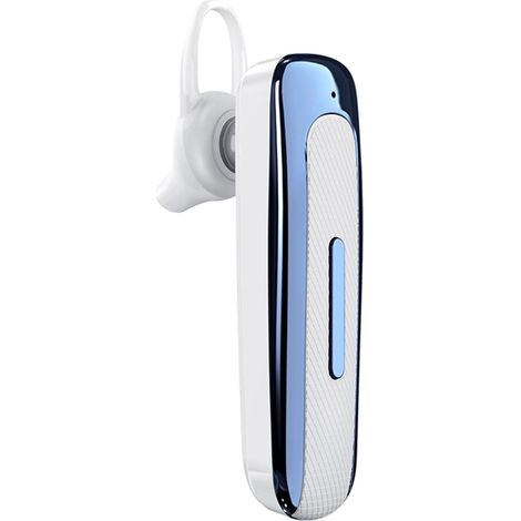 Écouteur Bluetooth - 1 Pièce - Sans Fil - Version 5.0 IPX5 - Conduite Sport Affaires - Blanc Bleu (1/5)