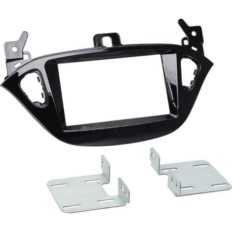 Kit Support Autoradio FA23029 compatible avec Opel Adam Corsa Non IntelliLink - Noir laque
