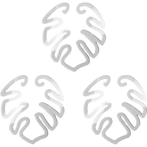 Ensemble de 3 pinces en bambou en forme de tortue, support en plastique pour tiges de plantes, porte-feuilles en bambou en forme de carapace de tortue (pièces A). (1/4)