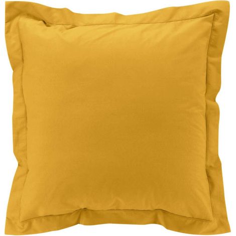 Taie d'Oreiller "Percaline" 63x63cm Curry (1/5)