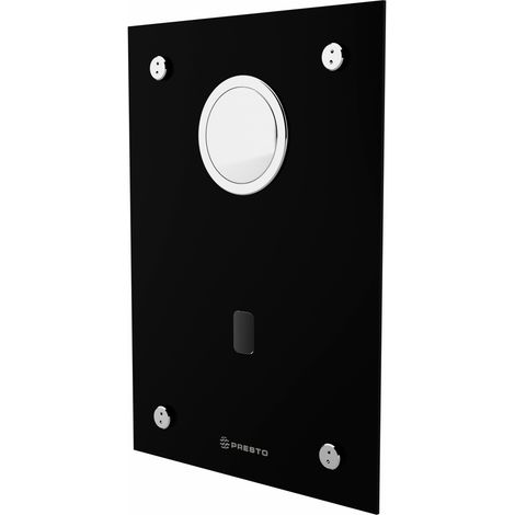 presto domo sensia i pila negro 79715 fluxor electrónico sensor para inodoro mural visto (1/2)