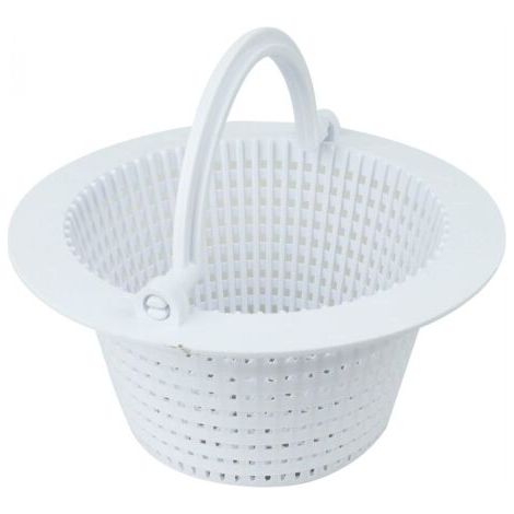 Panier d'écumoire traversant pour piscine hors sol avec poignée (lot de 2) et crépine de remplacement pour feuilles et débris - Non compatible avec les piscines creusées (1/4)