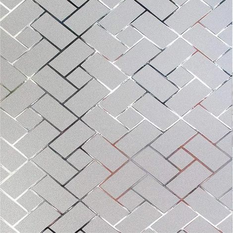 Privacy window film, 45 x 200 cm, electrostatic film, UV resistant, suitable for home use. (1/5)