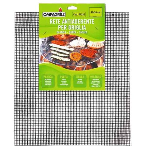 RETE ANTIADERENTE PER GRIGLIA O PIASTRA OMPAGRILL 42x36 cm