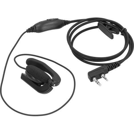Écouteur Talkie-Walkie K‑Head pour Kenwood TK‑208 TK‑220 TK‑240 TK‑240 DTK‑248 avec fonction VOX, casque micro oreillette compatible. (1/5)