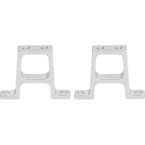 Support fixation servo en alliage d'aluminium oxydé anodisé pour montage moteurs robots 2 supports vis M4 (1/5)