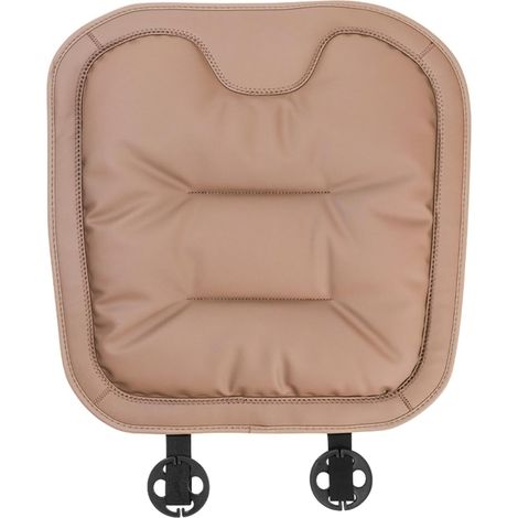 Sitzkissen, Autositzschutz, bequem, leicht und fest, dekoratives Innenzubehör, Sitzkissen aus Leder, geeignet für Fahrer und Männer, 46 x 46 x 3,5 cm