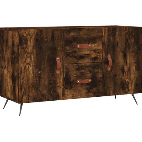 Maison Exclusive - Credenza Rovere Fumo 100x36x60 cm in Legno Multistrato (1/5)