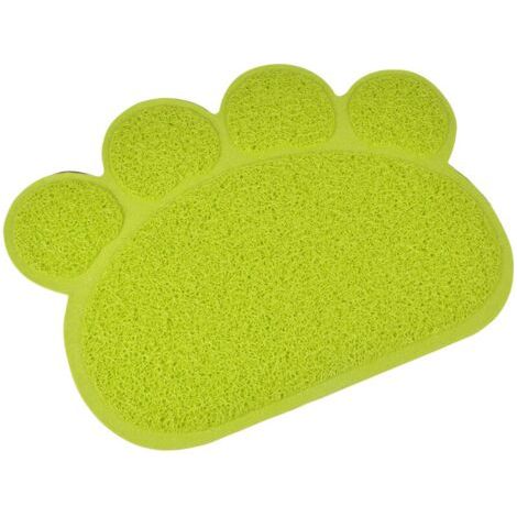 Tapis chat 30 x 40 cm vert