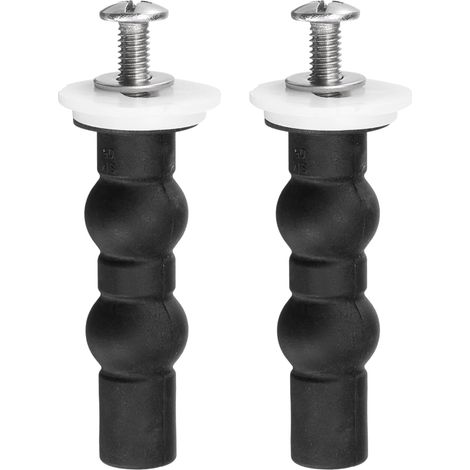 2 Ensemble M6 Toilette Siège Charnières Vis Laveuse Dia 28mm/1.1" (1/5)