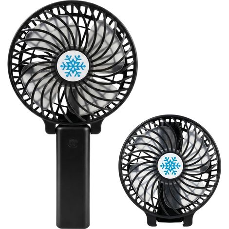 Mini ventilador portátil, silencioso, 3 velocidades, plegable, giratorio 180°, recargable por USB. (1/5)