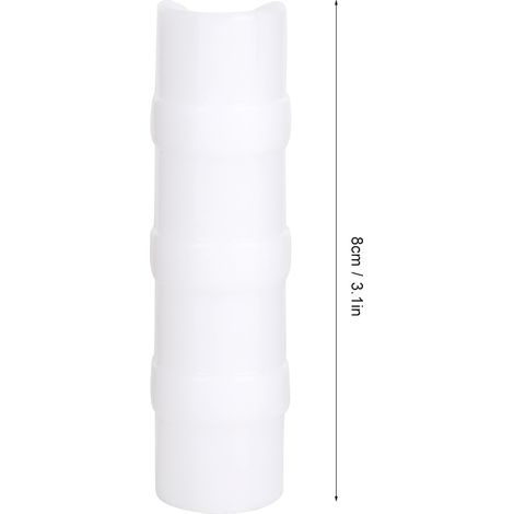 Film- und Schlauchklemmen – ABS+PC – Weiß – 50-teiliges Set – 8 cm/8,5 cm Durchmesser (18–26 mm) (1/5)
