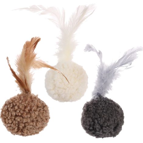 1 Balle SUAVA ø 4.5 cm jouet pour chat couleur aléatoire - Flamingo (1/5)