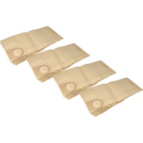 vhbw 20x Staubbeutel kompatibel mit Bosch PAS 1000 GAS 1000 RF, GAS 1000 RF Professional Staubsauger - 49,5cm x 21,8cm Sandfarben (1/5)