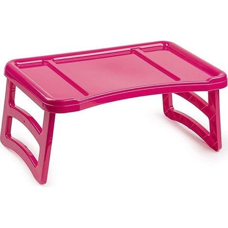 Bandeja Plegable de Plástico - Bandeja de Cama Portátil Mesa Multiuso - Mesa Auxiliar para Salón