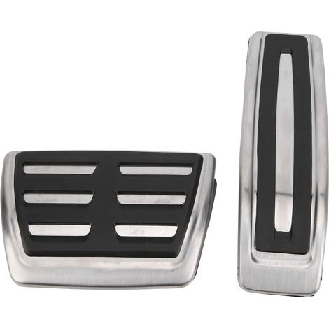 2 Plaques d'accélérateur en acier inoxydable et caoutchouc, pièces de rechange pour Cayenne 2007‑2018 (1/5)