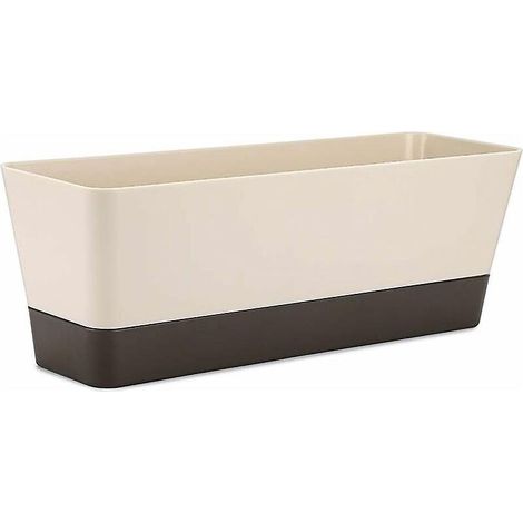 jardinière rectangulaire, pot de fleurs rectangulaire en plastique (1/5)