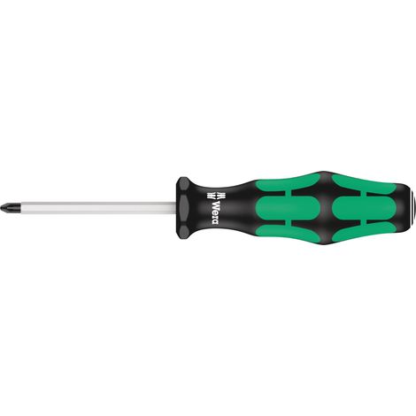 05009340001 355 SK PZ Tournevis pour vis cruciformes PZ, PZ 0 x 60 mm, Noir/vert (1/5)