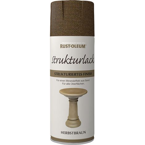 Rust-Oleum Sprüh-Strukturlack 400 ml herbstbraun
