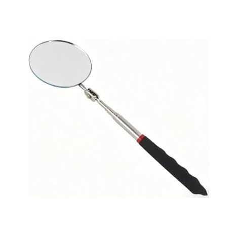 Under-vehicle inspection mirror, adjustable telescopic handle, suitable for safety checks of cars and trucks, 360° rotating (93cm/36in) (1/5)