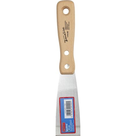 TrendLine Spachtel mit Holzheft 4 cm Holzgriff Malerspachtel Schaber (1/3)