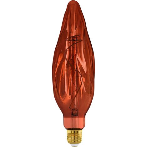 Grosse ampoule LED E27 filament spirale, lampe décorative à intensité (1/5)