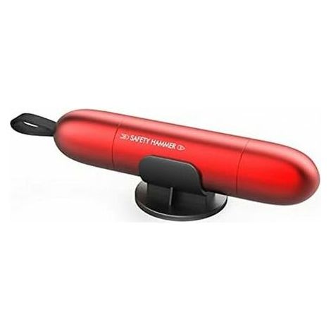 Outil de sécurité pour autobus, marteau de sécurité pour vitre de voiture, coupe-ceinture de sécurité (rouge)-AquaForge (1/5)