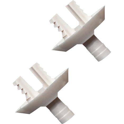 Lot de 2 connecteurs de sortie de vidange pour climatiseur - Raccord coudé - Installation facile - Buse de vidange pour climatiseur, pièces d'appareils ménagers, réparation de climatiseur