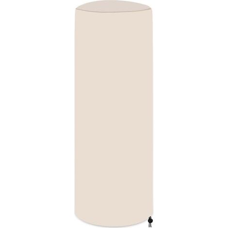 Housse de chauffage de terrasse Oxford 210D imperméable et robuste pour jardin, extérieur, pluie, neige, poussière 120 x 50 cm (beige) (1/5)