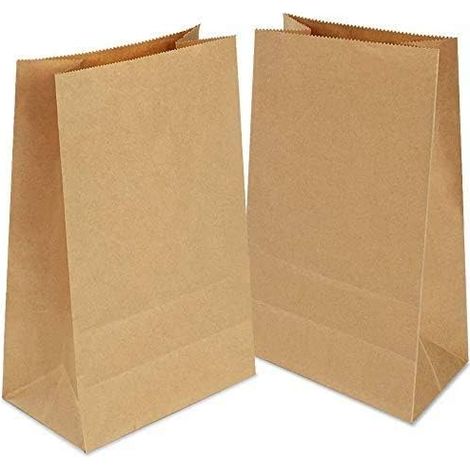 100 Sac Papier Kraft, Petit Sachet Papier,Sacs Cadeaux 100% en Papier Kraft recyclé (Brun) (1/5)
