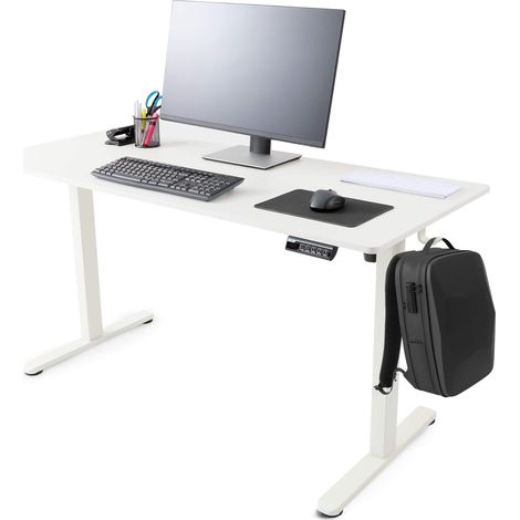 AREBOS höhenverstellbarer Schreibtisch elektrisch 120 x 60 cm mit Memory Funktion (1/5)