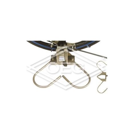 Pied de tambour enrouleur en acier inoxydable