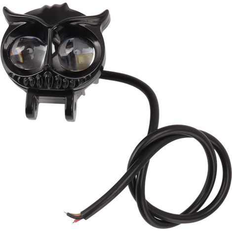 Phare antibrouillard pour moto en forme d'oiseau 2000LM IP67 étanche à LED pour motos 12‑80V