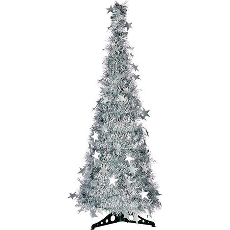 ARBOL NAVIDAD 105 CM ESPUMILLON PLATA 90666 (1/2)
