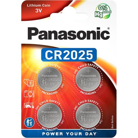 Panasonic CR2025 Lot de 4