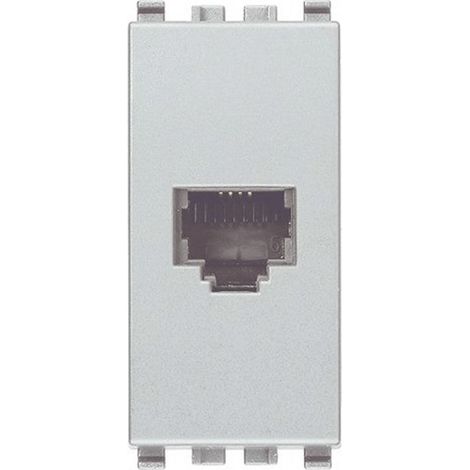 Presa Vimar Eikon RJ11 6/4 grigio NEXT (1/5)