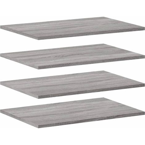 Maison Exclusive - Wandregale 4 Stk. Grau Sonoma 60x40x1,5 cm Hol