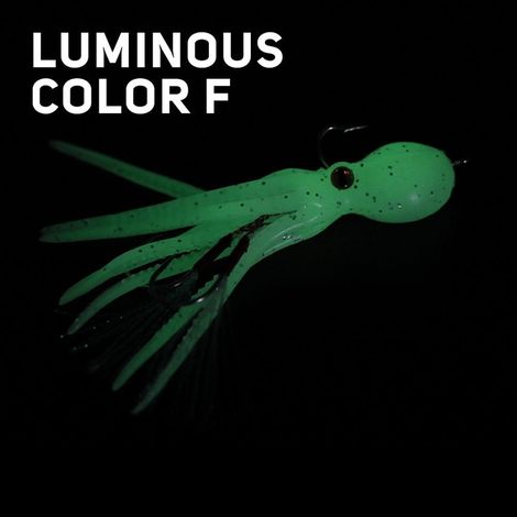 leurre souple Octopus Swimbait avec hameçon, leurre artificiel de type jig pour la pêche en eau salée (1/5)