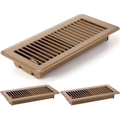 3-teilige Bodenlüftungsgitter, 4 x 10 Zoll Bodenlüftungsgitterabdeckungen, Abbildung AA (1/5)