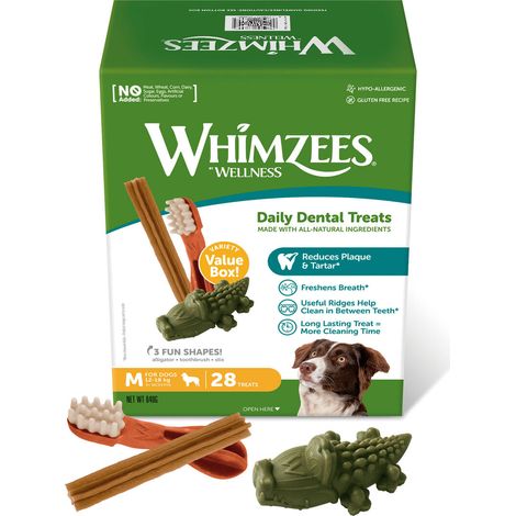 WHIMZEES Dental Mix Box M 28 ks (1/2)
