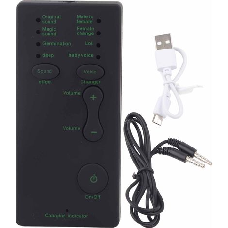 Appareil de Modification Vocale Mini, Carte Son Portable pour Diffusion sur Téléphone Mobile, Ordinateur, PC Portable (1/5)
