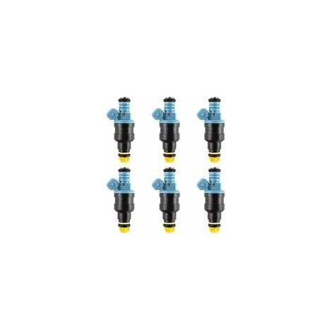 Inyectores de combustible para BMW Serie 3 E30 E36 5 E34 8 E31 7 E32 E38. Juego de 6 unidades. Rendimiento mejorado. Fácil instalación. - E38z1